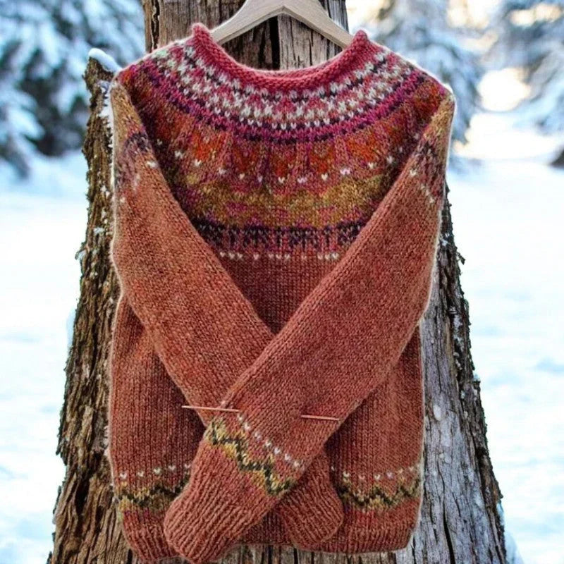 Gerda Nordic Knit Sweater