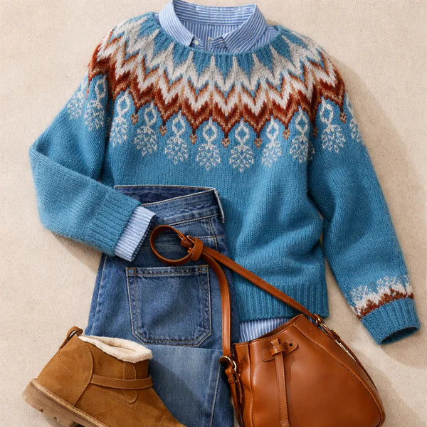 Odalys Nordic Knit Sweater