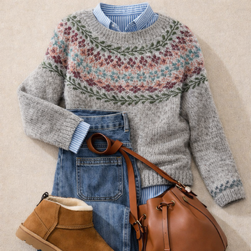 Fenna Heritage Knit Sweater
