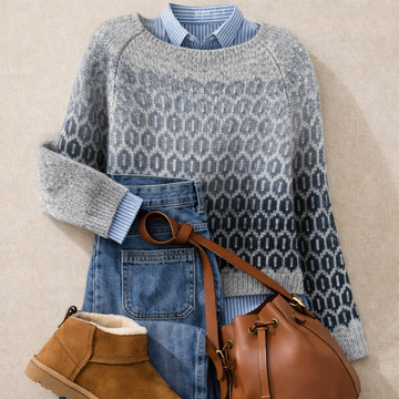 Genevieve Fair Isle Knit Sweater