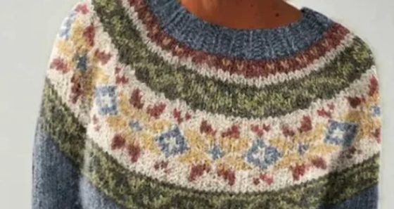 Hand-worked folk yoke