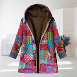 Gaia Printed Longline Coat