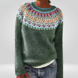 Sable Nordic Knit Jumper