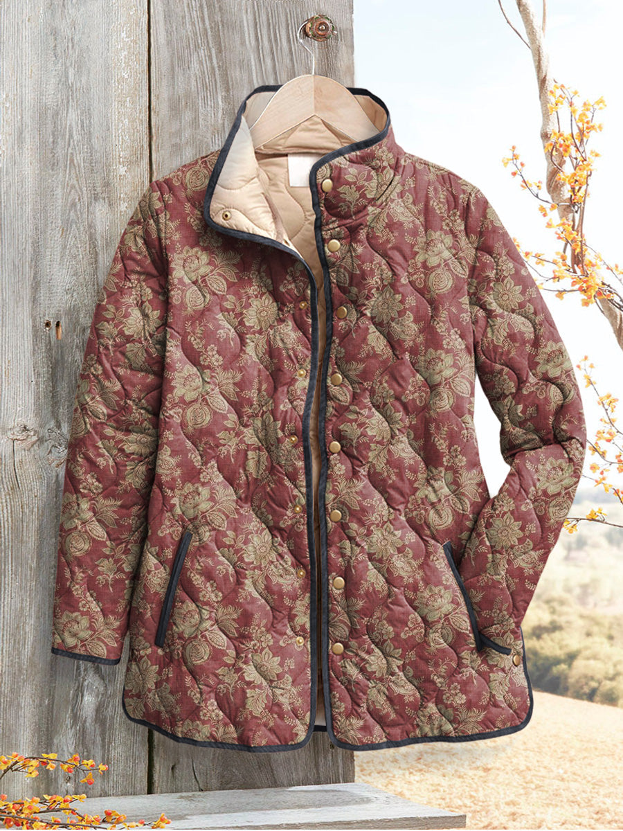 Agnes Floral Quilted Jacket