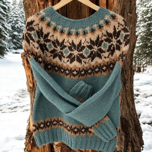 Beatrix Fair Isle Knit Sweater