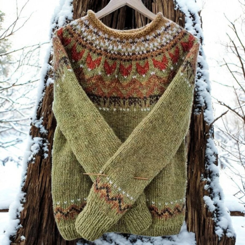 Agatha Nordic Knit Sweater