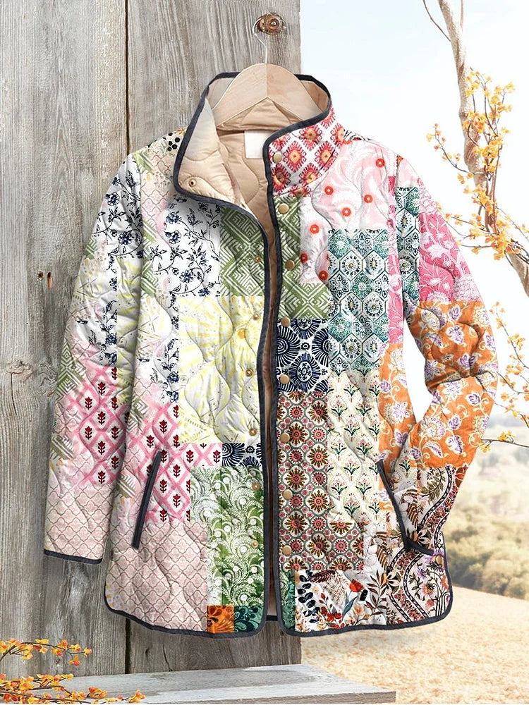 Avery Printed Quilted Jacket
