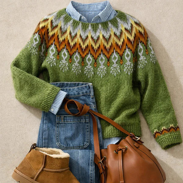 Odalys Nordic Knit Sweater