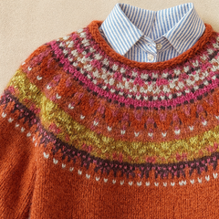 Lorena Nordic Pattern Sweater