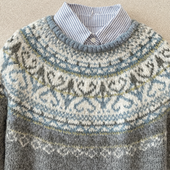 Elodie Nordic Pattern Sweater