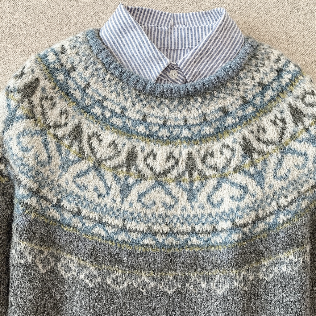 Elodie Nordic Pattern Sweater