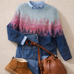 Noelle Fair Isle Knit Sweater
