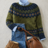 Vigdis Fair Isle Knit Sweater
