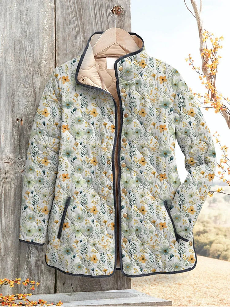 Aster Floral Quilted Jacket