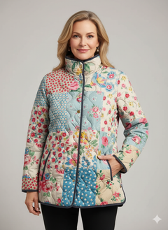 Bo Printed Quilted Jacket