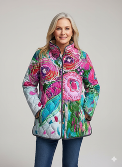 Dagny Floral Quilted Jacket