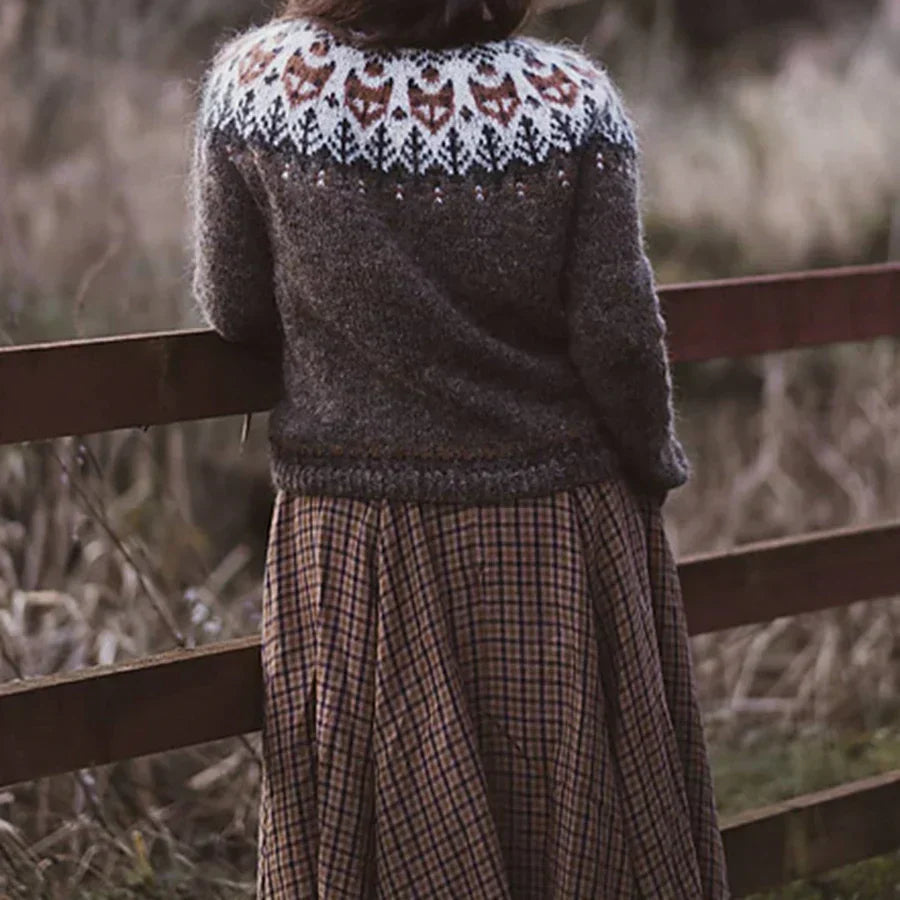 Celeste Nordic Knit Sweater
