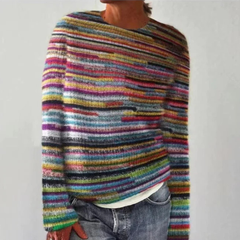 Saffron Fair Isle Yoke Sweater