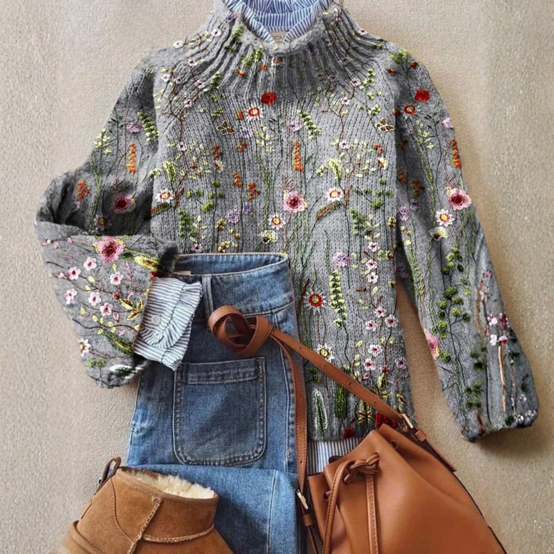 Sylvie Vintage Knit Sweater