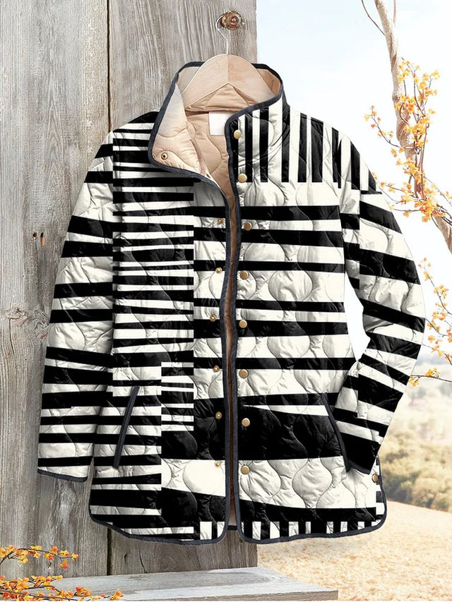 Aina Printed Quilted Jacket