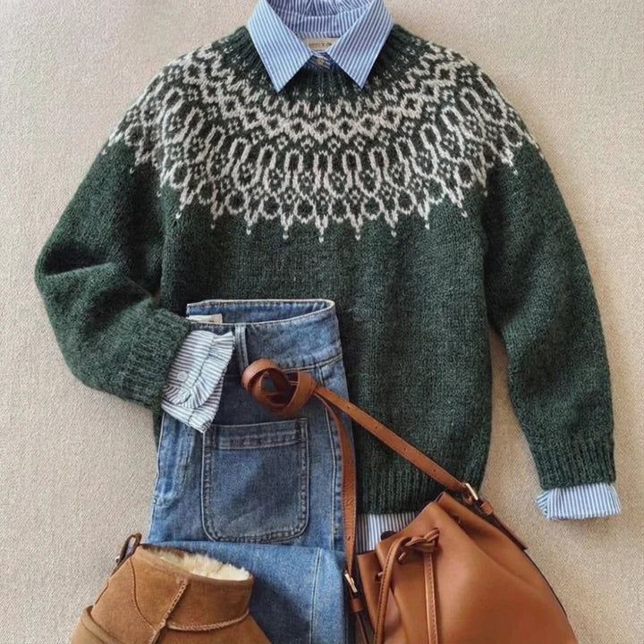 Delphine Vintage Knit Sweater