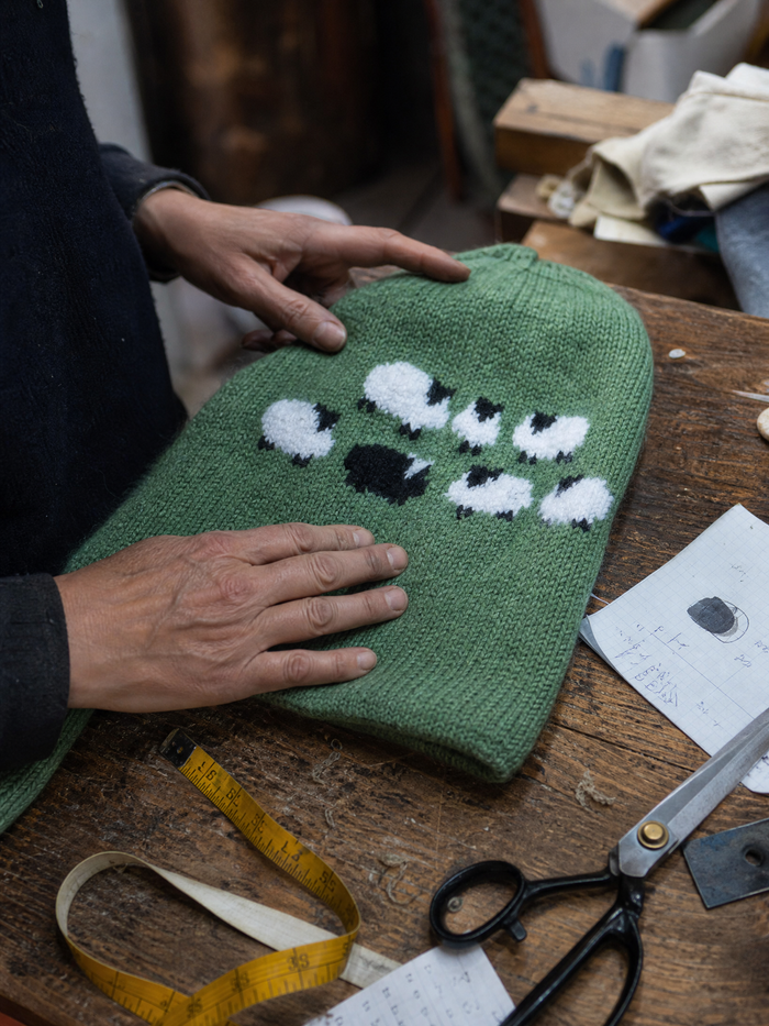 Beautiful knit patterns, timeless character.